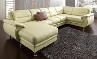 sit&more Wohnlandschaft "Mailand U-Form, B: 312 cm" optional Bettfunktion