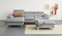 COTTA Ecksofa "Driver L-Form, B: 268 cm, moderne Couch mit Wellenunterfederung,