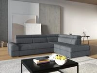 sit&more Ecksofa "Broadway L-Form" mit verstellbaren Kopfteilen, wahlweise mit