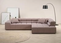 Home affaire Ecksofa "Ancona, Ecksofa, incl. Kopfteilverstellung, Breite 319 cm,
