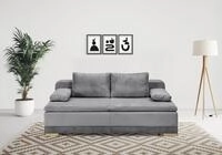 Home affaire Schlafsofa "Ben, B: 200 cm, Liegefl. 158x198 cm" Bettfunktion &