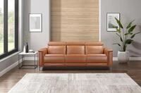 OTTO home 3-Sitzer "LUND,Lederoptik, 222 cm, man. o. elektr. Relaxfunktion in 2