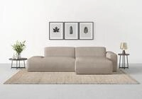 TRENDMANUFAKTUR Ecksofa "Braga, mit hochwertigem Kaltschaum, L-Form,...