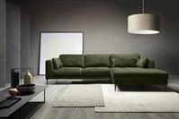 TRENDMANUFAKTUR Ecksofa "Luzi, wahlweise mit Schlaffunktion & Bettkasten., L-Form"
