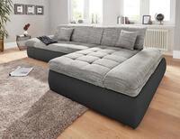 DOMO collection Ecksofa "MORIC Massiv - Belastbar bis 140 kgxSitz, 300x172 cm,