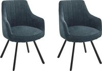 MCA furniture Esszimmerstuhl "Sassello" (Set) 2 Stk.Stuhl 180drehbar mit