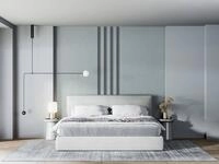 Marburg Bord&uuml;re "Harmonic Stripes" quergestreift moderne Tapete f&uuml;r Wohnzimmer