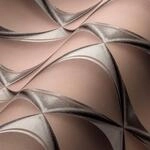 living walls Vliestapete "My Home My Spa" 3D-Optik geometrisch metallic leicht