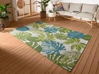HANSE Home Outdoorteppich "Tropical Leaves" rechteckig 3 mm H&ouml;he In-& Outdoor,