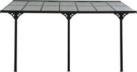 WESTMANN Terrassendach "Bruce" Rahmen aus pulverbeschichtetem Aluminium, schwarz