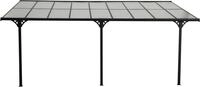 WESTMANN Terrassendach "Bruce" Rahmen aus pulverbeschichtetem Aluminium, schwarz