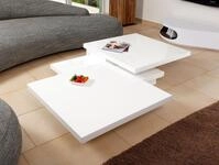 SalesFever Couchtisch "- im edlen Look" Drehbare Tischplatte - 360 Grad...