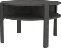 FORTE Beistelltisch "Tobago, runder Couchtisch mit 4 Ablagef&auml;chern, B/H/T