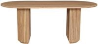 SIT Esstisch "Samos 180 x 90 cm aus massivem Mangoholz im Ribbed-Look" Markante