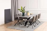 ACTONA GROUP Esstisch "Heaven" mit einer Keramik-Optik Tischplatte, 200x100x75.5 cm