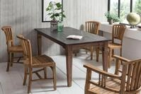 Esstisch SIT "Seadrift Teak Altholz Massivholz Shabby Chic Vintage", beige...