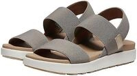 Sandale KEEN "ELLE BACKSTRAP", Damen, Gr. 40, grau (taupe), Textil, Schuhe Sandale,