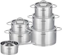 Hanseatic Topf-Set "hanseatic" Set, Fleischtopf 16/20/24 cm, Bratentopf 16/20 cm,