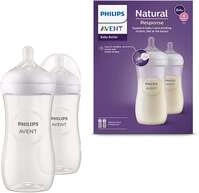 Philips AVENT Babyflasche "Natural Response Babyflasche" 2er-Pack, schnelle