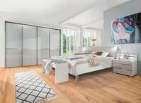 WIEMANN Bett "Shanghai, mit geschmackvollem Polsterkopfteil, Made in Germany" in