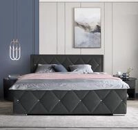 Home affaire Boxbett "Alfie, inkl. Bettkasten&Topper" Wahlweise mit Knopfsteppung