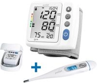 promed Handgelenk-Blutdruckmessger&auml;t "HGP-30" mit Fieberthermometer PFT-3.7