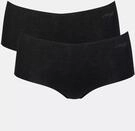 sloggi Panty "ZERO Modal 2.0 Short 2P" nahtlos und weich