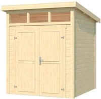 LASITA MAJA Gartenhaus "Kibo 1" Blockbohlenhaus 28mm