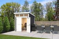 LASITA MAJA Gartenhaus "Kibo 2" Blockbohlenhaus 28mm