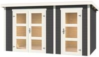 LASITA MAJA Gartenhaus "Zambezi XL" Blockbohlenhaus 28mm 2-Raum