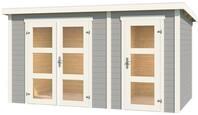 LASITA MAJA Gartenhaus "Zambezi XL" Blockbohlenhaus 28mm 2-Raum