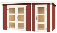 Gartenhaus LASITA MAJA "Zambezi XL", rot (schwedenrot), ohne Fu&szlig;boden, ohne