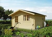 Kiehn-Holz Gartenhaus "Fronberg" aus naturbelassenem Fichtenholz