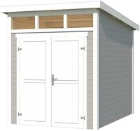 Nordic Holz Gartenhaus "Kibo 2" Blockbohlenhaus 28mm, Fundamentmass 2000x2500,