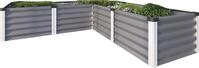 Vitavia Hochbeet "Meta In&Out 401 M" BxTxH: 185x185x40 cm, granit/ alu