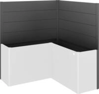 Biohort Sichtschutzelement f&uuml;r Hochbeet Belvedere L150 (L-Form), LxH: 152x91