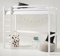 Hoppekids Hochbett "ECO Dream" 90x200 Massiv, umbaubar zum Einzelbett