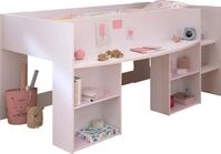 Kinderbett PARISOT "Pirouette 1", wei&szlig;, B:132cm H:104cm L:205cm, Betten, Kinderbett