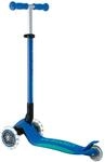 Tretroller GLOBBER "ELITE LIGHTS, mit Leuchtrollen", dunkelblau, Roller, KinderB:28cm