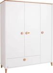 PAIDI Kleiderschrank "LOTTE & FYNN Steiff by PAIDI, 3 T&uuml;ren und 1 Schublade mit