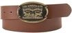 Levis Lederg&uuml;rtel "Billy Plaque Belt" mit markanter Koppelschlie&szlig;e
