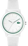 Quarzuhr LACOSTE "LACOSTE.12.12", wei&szlig;, Armbanduhren, Herren, Quarzuhr, Armbanduhr,