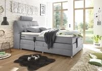 ED EXCITING DESIGN Boxspringbett "Palermo" inkl. Motor, Topper, Kopfst&uuml;tze und