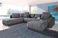 Jockenh&ouml;fer Gruppe Wohnlandschaft "Orlando U-Form, B: 337 cm" mit Bettfunktion,