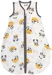 Babyschlafsack SCHLUMMERSACK "Schlafsack ohne F&uuml;&szlig;en 0.5 Tog" Gr. 56, gelb...