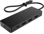 HP Laptop-Dockingstation "USB-C Reisehub G3", schwarz, B:11,6mm H:1,45mm T:4,19mm,