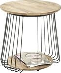 HAKU Beistelltisch "Sofatisch, Wohnzimmertisch" 1 Stk. tlg. rund - aus Massivholz