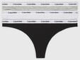 Calvin Klein Underwear Tanga "3 PACK THONG (LOW-RISE)" 3 Stk. String low waist mit