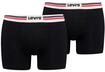 Levis Boxershorts "LEVIS MEN PL SPW LOGO BOXER BRIEF ORG 2P" 2er Pack, mit breitem