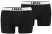 Levis Boxershorts "LEVIS MEN VNTG HTR BOXER BRIEF ORG CO 2P" mit breitem Logobund